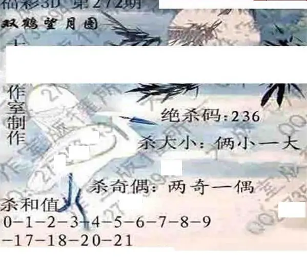 25272期: 大兵福彩3D黄金报图版