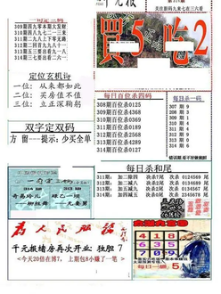 25314期: 福彩3D全套图版参考