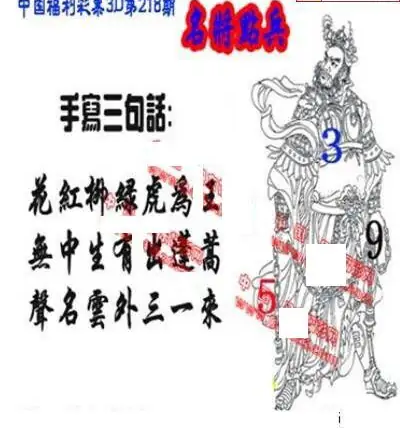 25218期: 福彩3D丹东全图分析