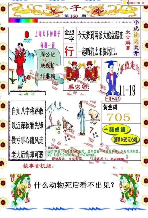 25160期: 福彩3D丹东全图分析