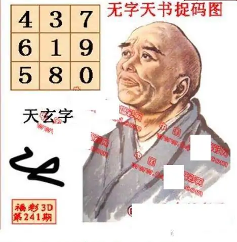 25241期: 福彩3D丹东全图分析