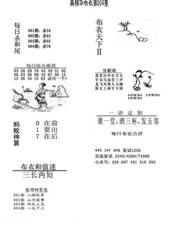 26004期: 福彩3D全套图版参考
