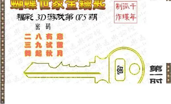 26075期: 3D蝴蝶世家蝴蝶彩图