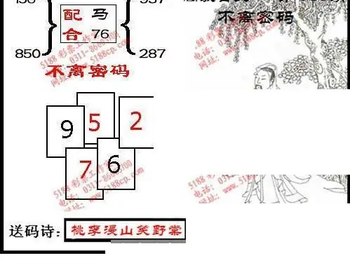 九宝图26066期福彩3D寻码图