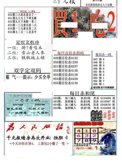 26055期: 福彩3D全套图版参考