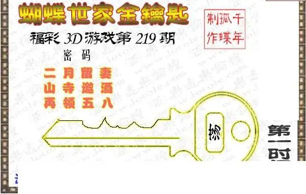 25219期: 3D蝴蝶世家蝴蝶彩图