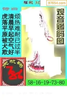 福彩3D26061期天中全套预测分析图