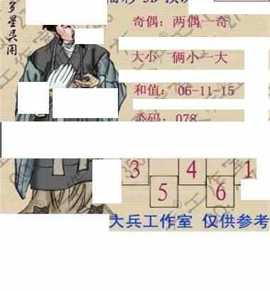 24101期: 大兵福彩3D黄金报图版