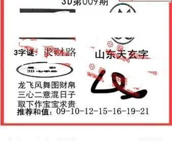 26009期: 福彩3D丹东全图分析