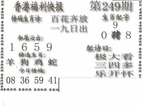 24249期: 白老3D杀码图版