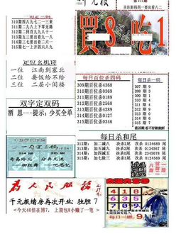 25315期: 福彩3D全套图版参考