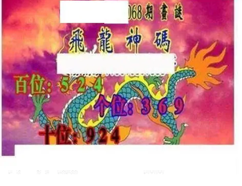 26068期: 三毛3D精品图谜