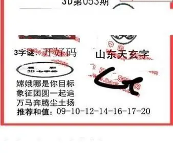 26053期: 福彩3D丹东全图分析