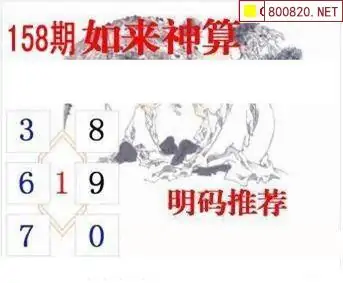 25158期: 白老3D杀码图版