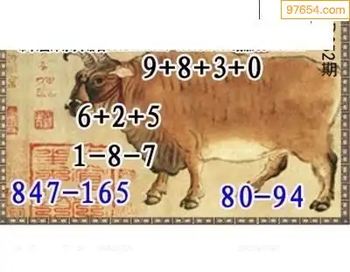 福彩3D26052期天中全套预测分析图