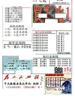 25338期: 福彩3D全套图版参考