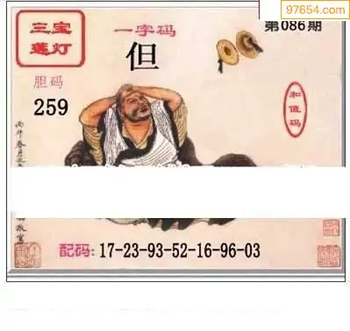 福彩3D26086期天中全套预测分析图