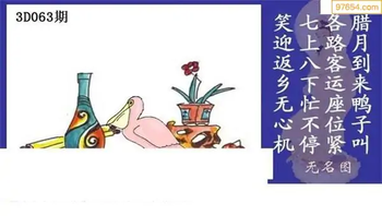 福彩3D26063期天中全套预测分析图