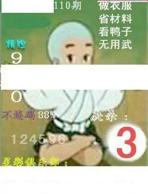 25110期: 白老3D杀码图版