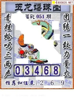 福彩3D 26051期佐罗图一掌经预测图