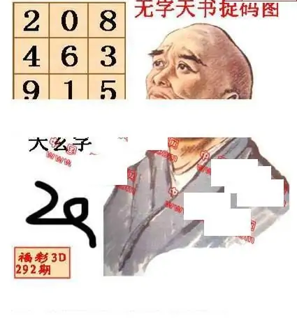 25292期: 福彩3D丹东全图分析