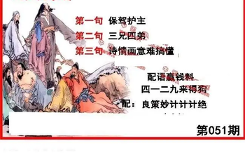 26051期: 福彩3D丹东全图分析