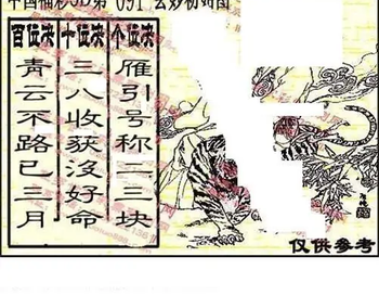 福彩3D 26091期佐罗图一掌经预测图