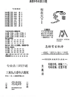 25336期: 福彩3D全套图版参考