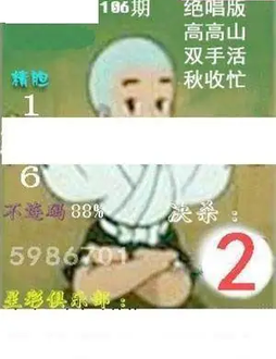 26106期: 白老3D杀码图版