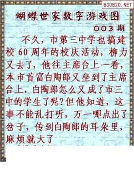 26003期: 3D蝴蝶世家蝴蝶彩图