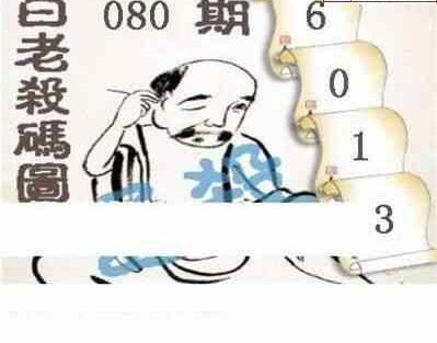 24080期: 白老3D杀码图版