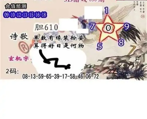 25090期: 白老3D杀码图版