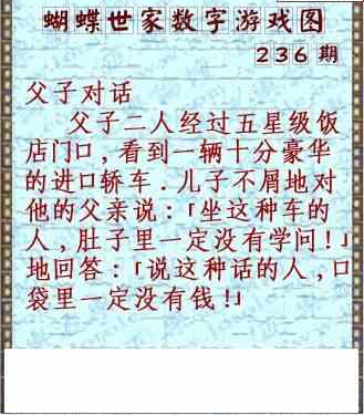 24236期: 3D蝴蝶世家蝴蝶彩图