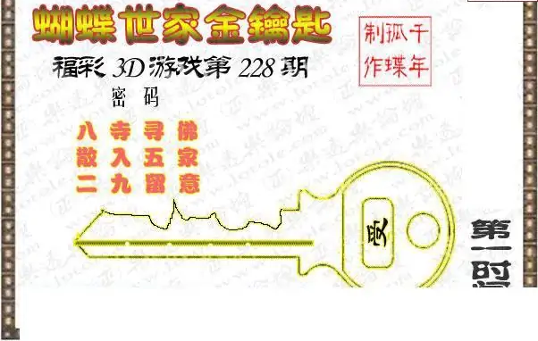 25228期: 3D蝴蝶世家蝴蝶彩图