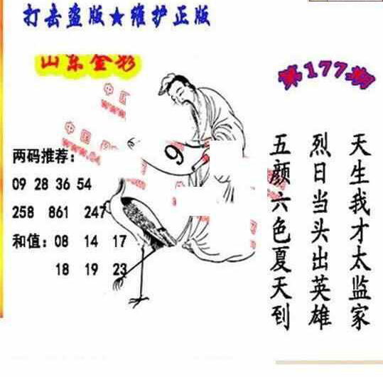 24177期: 福彩3D丹东全图分析