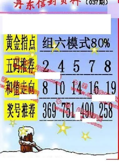 26037期: 福彩3D丹东全图分析