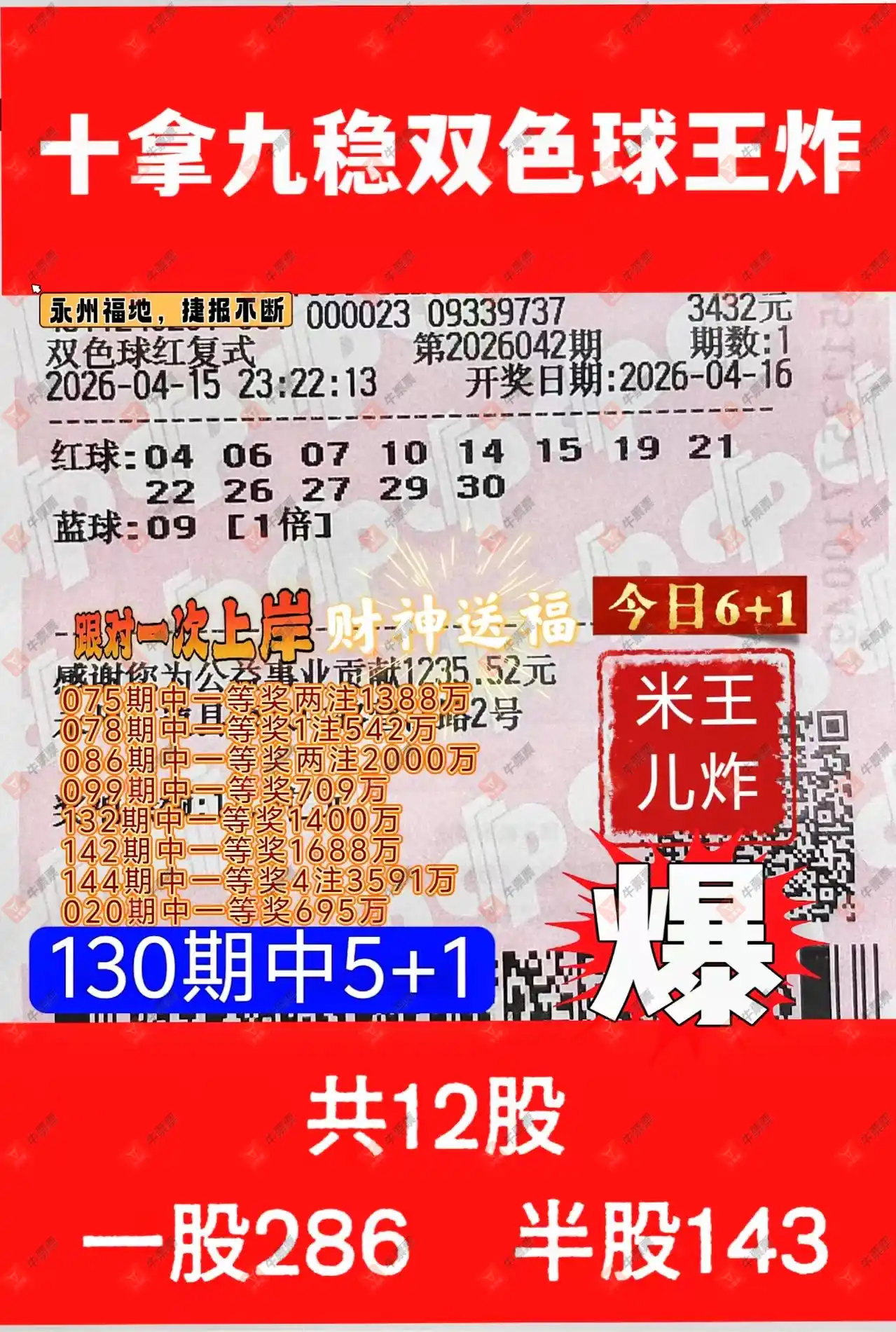 [˫ɫ��] 26042�ڣ�ĺ���������ɹƱ393 / ����:ĺ������ / ����ID:1244013