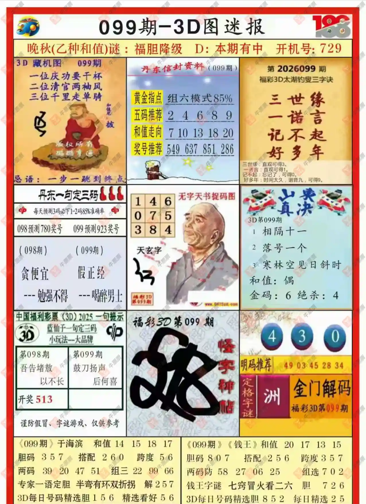 [����3D] 26099�ڣ���һĨ�������ɹƱ598 / ����:��һĨ���� / ����ID:1245914