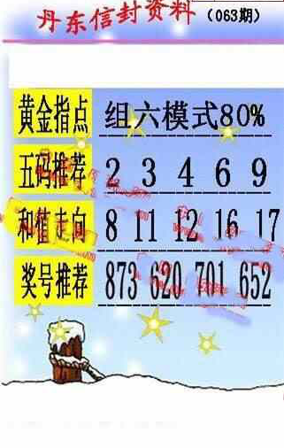 24063期: 福彩3D丹东全图分析