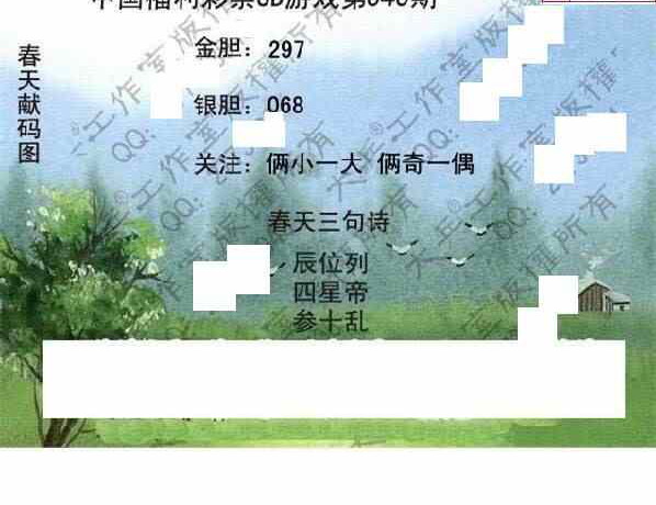 24040期: 大兵福彩3D黄金报图版