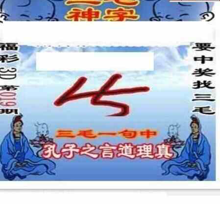 24019期: 三毛3D精品图谜