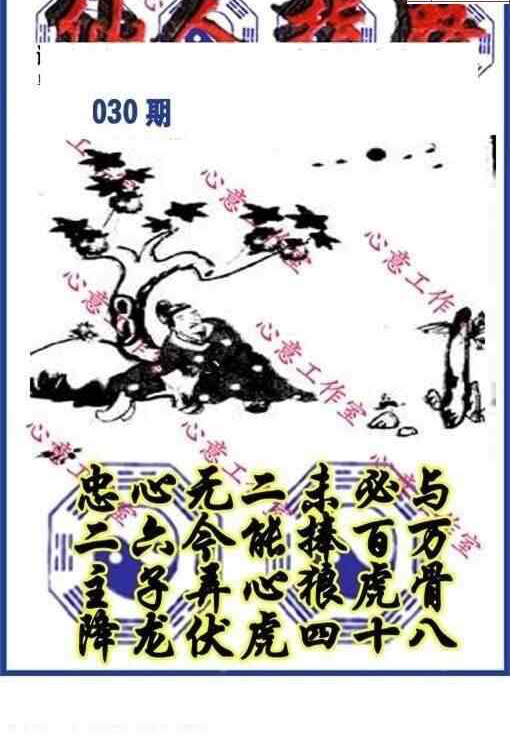 24030期: 三毛3D精品图谜