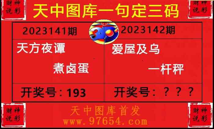 23142期: 财神说彩3D全套图版