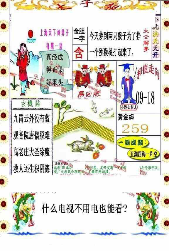 24023期: 福彩3D丹东全图分析