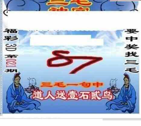 24021期: 三毛3D精品图谜