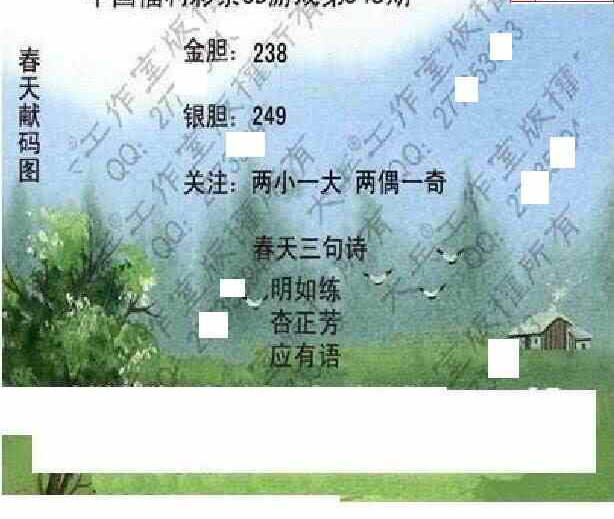 23348期: 大兵福彩3D黄金报图版