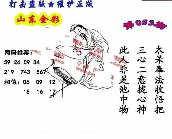 24053期: 福彩3D丹东全图分析
