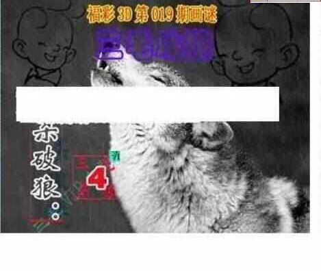 24019期: 三毛3D精品图谜