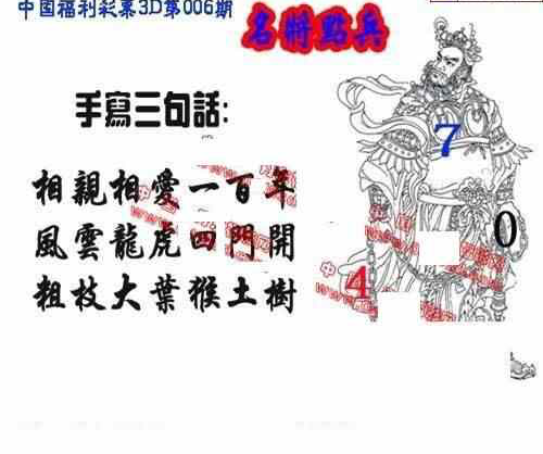24006期: 福彩3D丹东全图分析