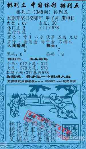 23348期: 福彩3D红黄蓝报